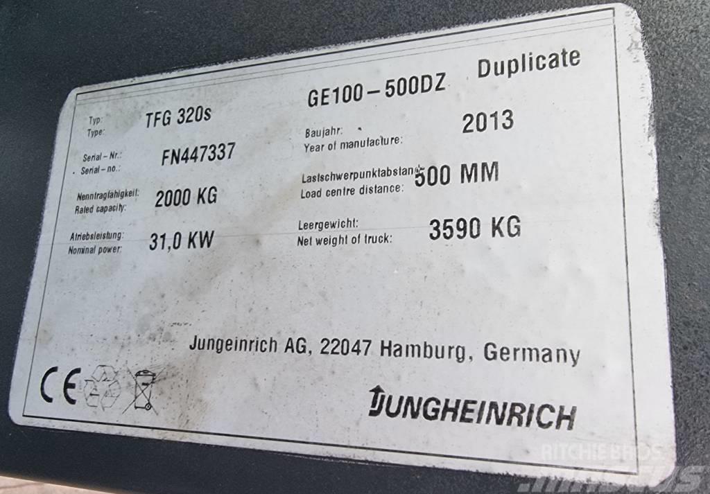 Jungheinrich TFG 320s LPG gaffeltrucks