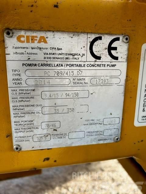 Cifa PC 709 / 415 D7 Betonpumper