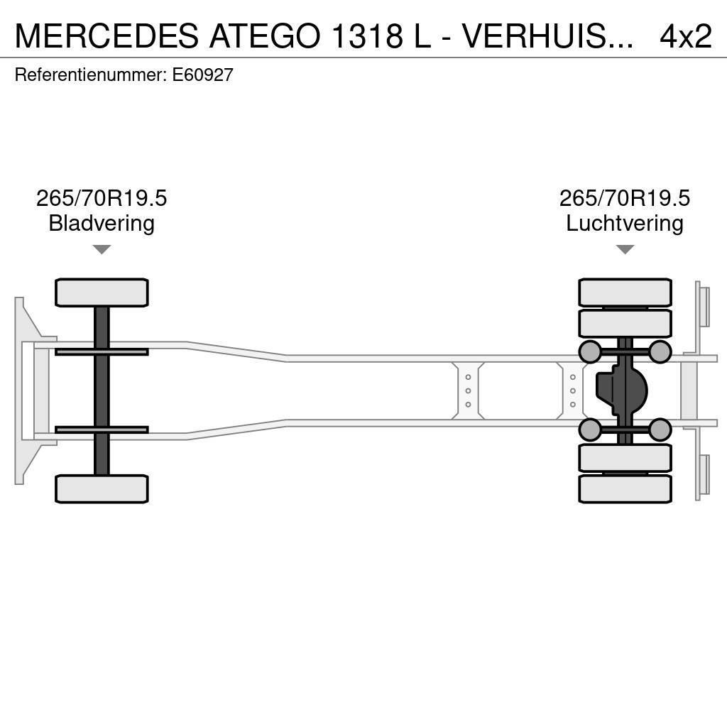Mercedes-Benz ATEGO 1318 L - VERHUISLIFT Fast kasse