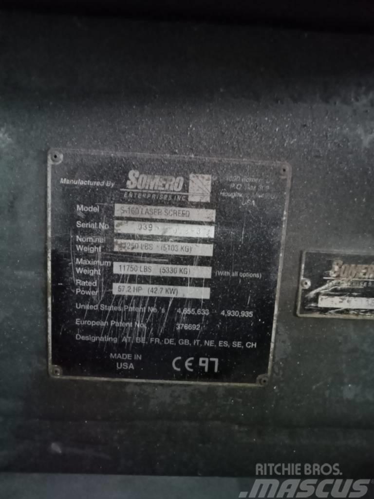 Somero S-160 Laser Screed Betonpumpearme