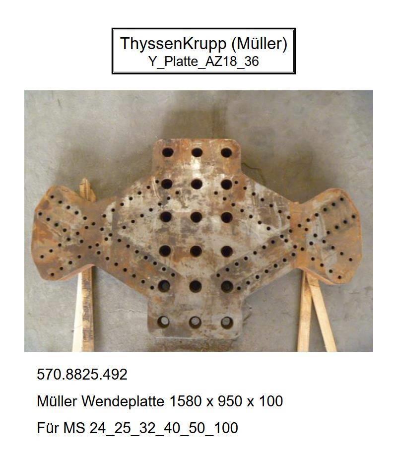 Müller Y-Platte AZ 18/36 Hydrauliske vibratorer