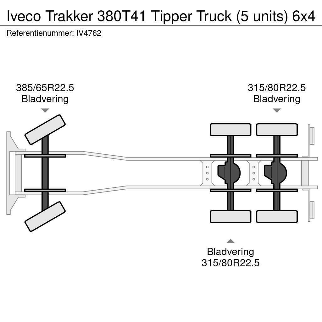 Iveco Trakker 380T41 Tipper Truck (5 units) Lastbiler med tip