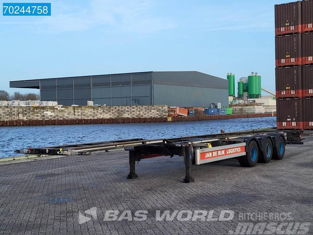  Hertoghs O3 45 Ft 3 axles 3 units 45 Ft more avail Semi-trailer med containerramme