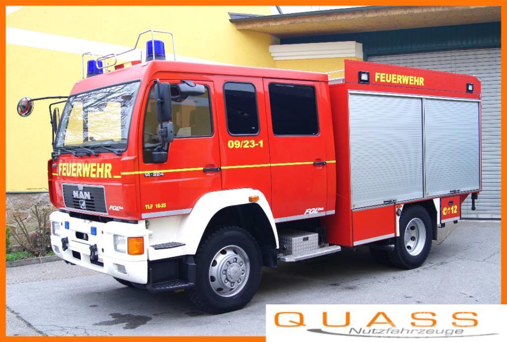 MAN 14.224 L80 4x4 /TÜV/METZ TLF 16/25 Feuerwehr Brandbiler