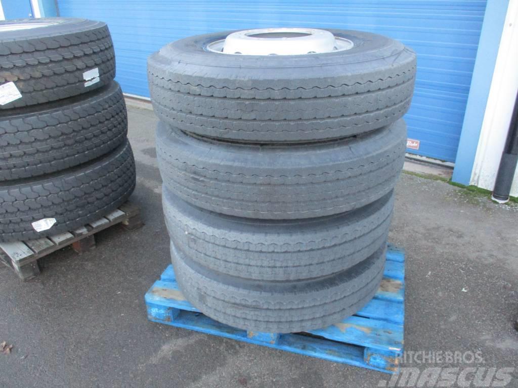 Michelin XZA 12x22,5 Dæk, hjul og fælge