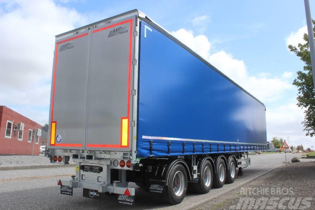 AMT CI400 4 akslet City m/ truckbeslag og TRIDEC Semi-trailer med Gardinsider