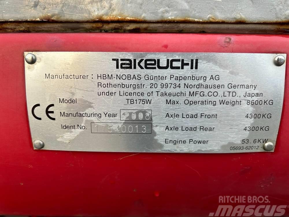 Takeuchi TB175W Midi-gravemaskiner 7t - 12t