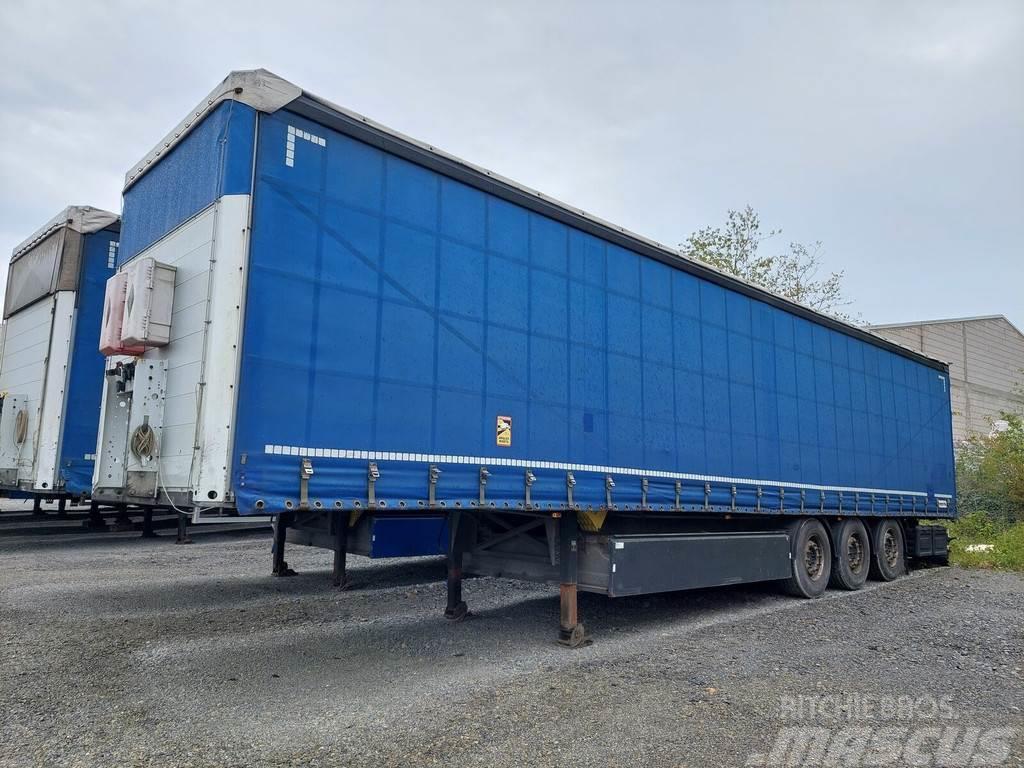 Schmitz Cargobull SCS24/L-13.62 BS EB Edscha Gardine Liftachse Semi-trailer med Gardinsider