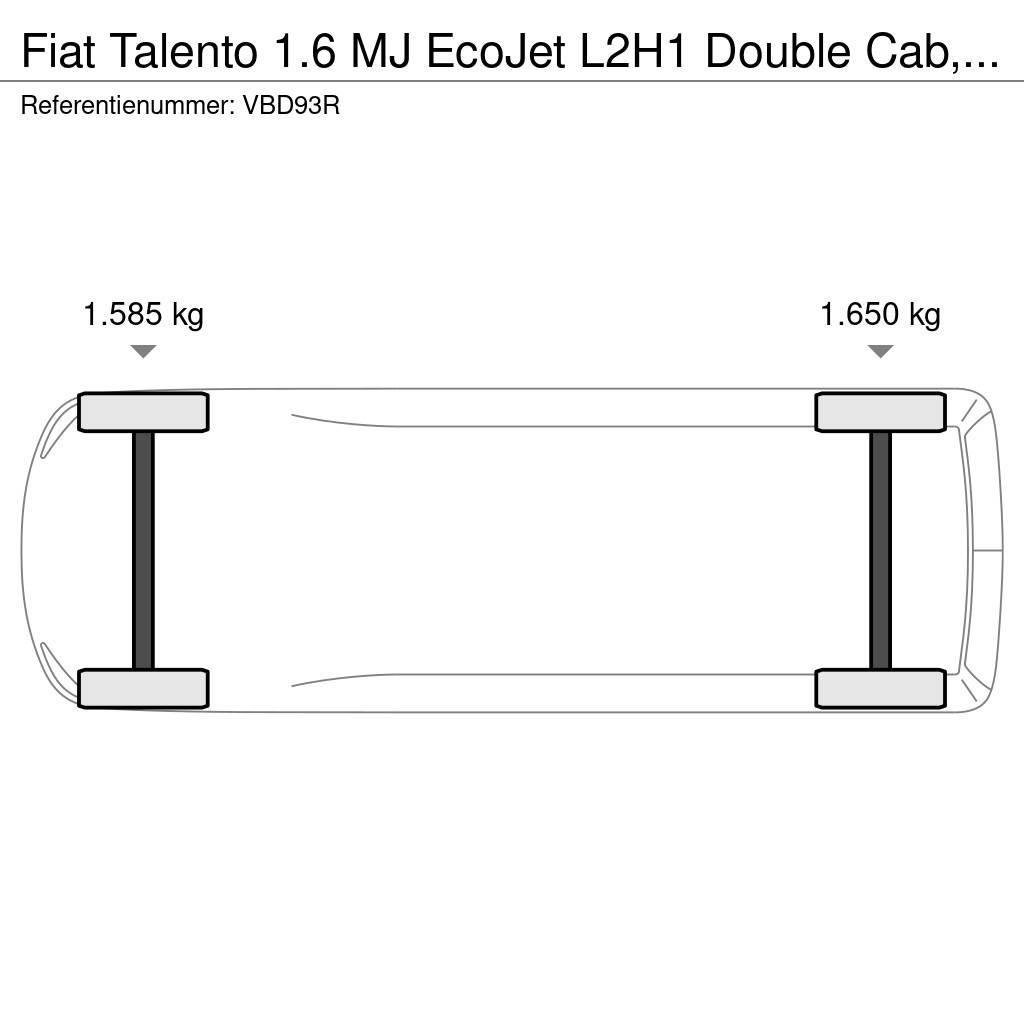 Fiat Talento 1.6 MJ EcoJet L2H1 Double Cab, Navi, Camer Varebiler