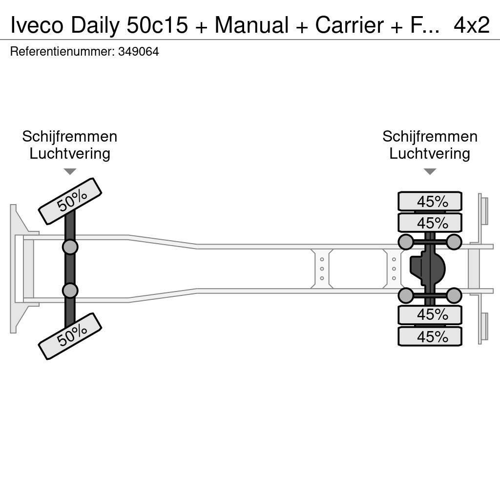 Iveco Daily 50c15 + Manual + Carrier + Flower transport Kølelastbiler