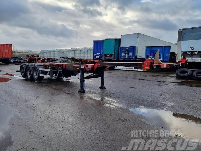 Nooteboom FT-43-O3V | BPW ECO P Disc | E Multi | All connect Semi-trailer med containerramme