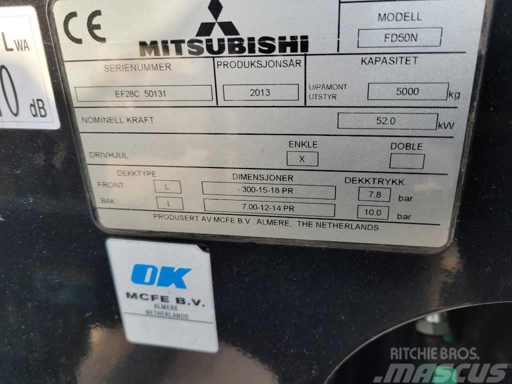 Mitsubishi FD50N Diesel gaffeltrucks