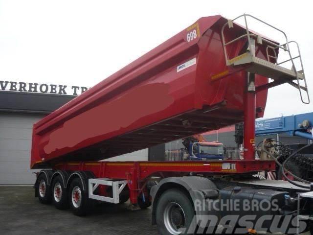 MOL 28m3 3 axle tipper trailer Alubox - Steelchassis ( Semi-trailer med tip