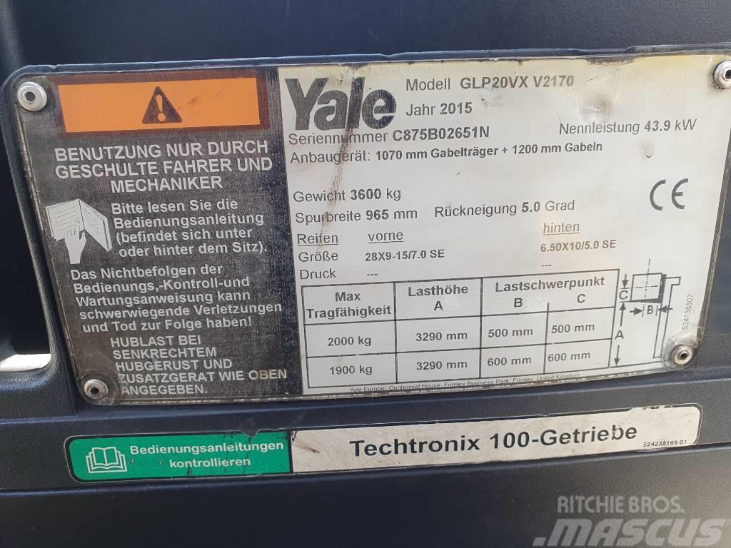 Yale GLP20VX LPG gaffeltrucks