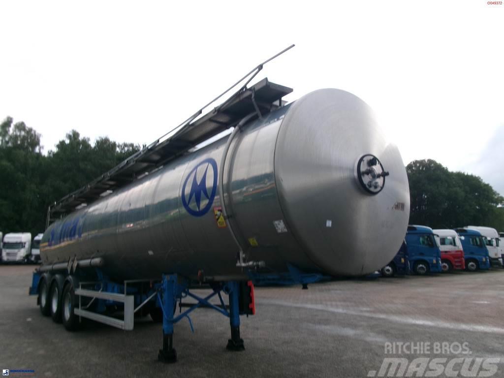 Magyar Chemical tank inox 32.5 m3 / 1 comp Semi-trailer med Tank