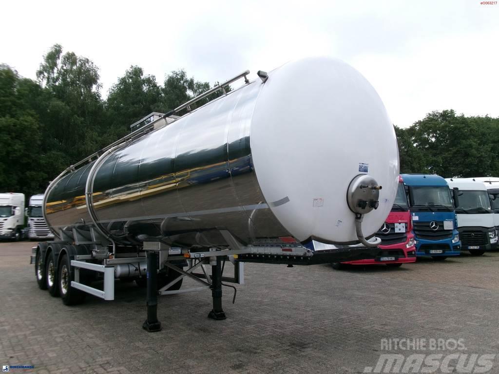 Maisonneuve Food tank inox 30 m3 / 1comp Semi-trailer med Tank