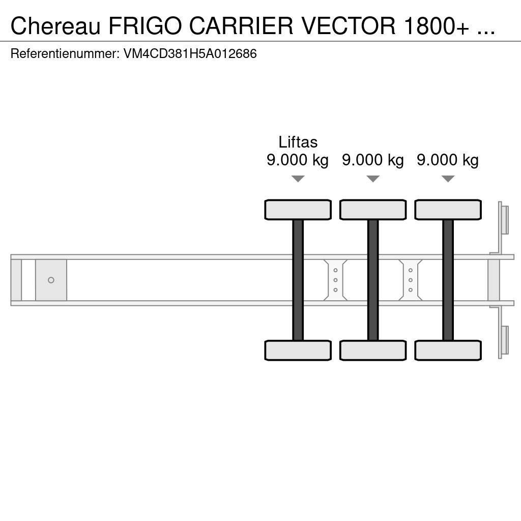 Chereau FRIGO CARRIER VECTOR 1800+ 3x + 2.60H Semi-trailer med Kølefunktion