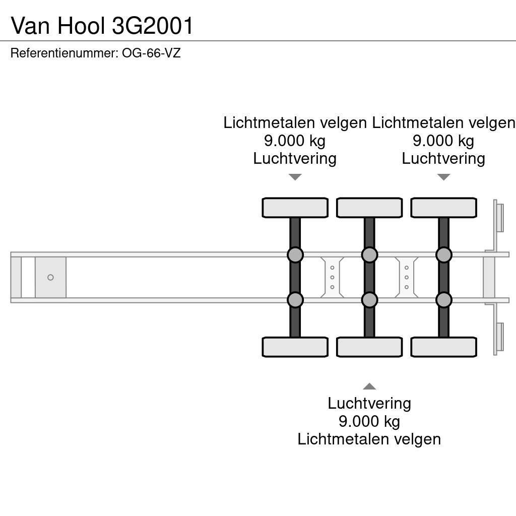 Van Hool 3G2001 Semi-trailer med Tank