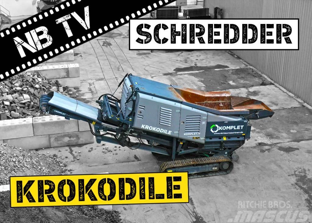 Komplet Mobiler Schredder Krokodile - bis zu 200 t/h Affaldskværn