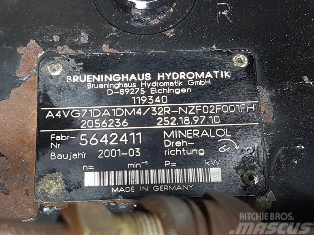 Brueninghaus Hydromatik A4VG71DA1DM4/32R Hydraulik
