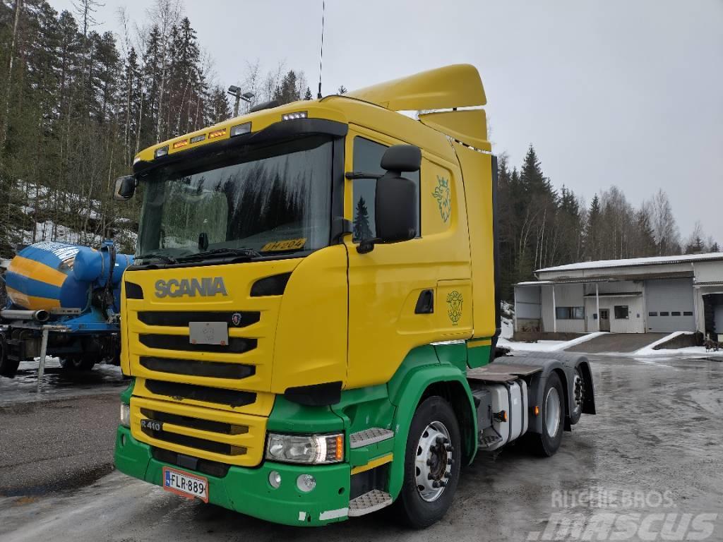 Scania R410 6x2 hydrauliikka, ADR,Euro6 Trækkere