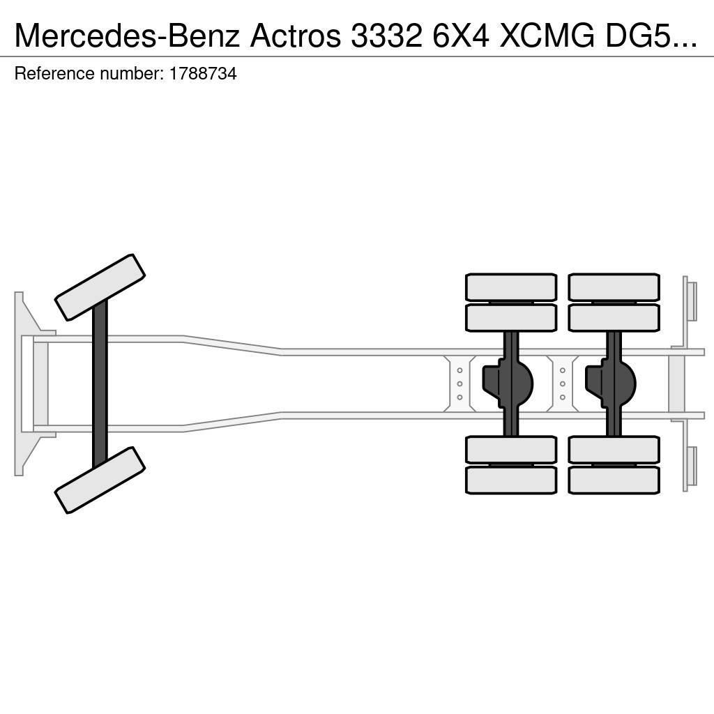 Mercedes-Benz Actros 3332 6X4 XCMG DG53C FIRE FIGTHING PLATFORM Lastbilmonterede lifte