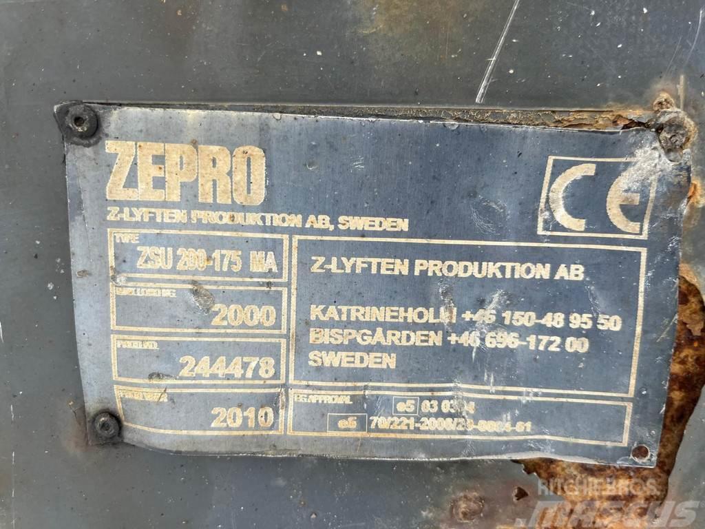  ZEPRO ZSU 200-175MA / 2000 KG. Gods- & møbel-lifte