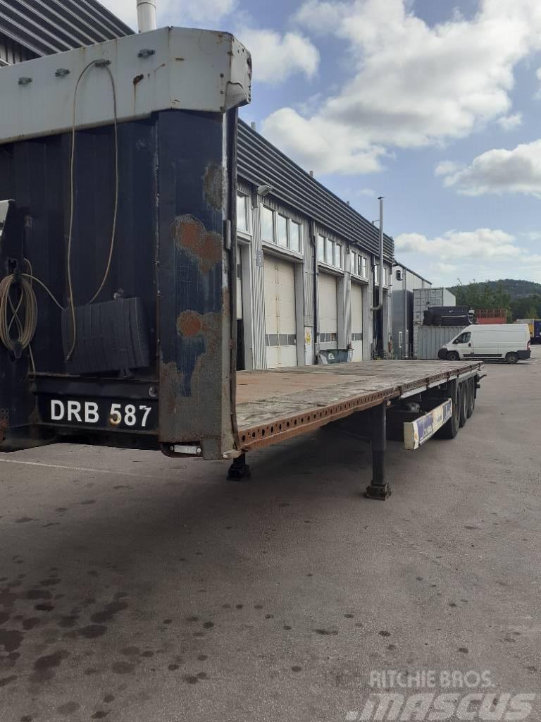 Krone FLAKTRAILER Semi-trailer med lad/flatbed