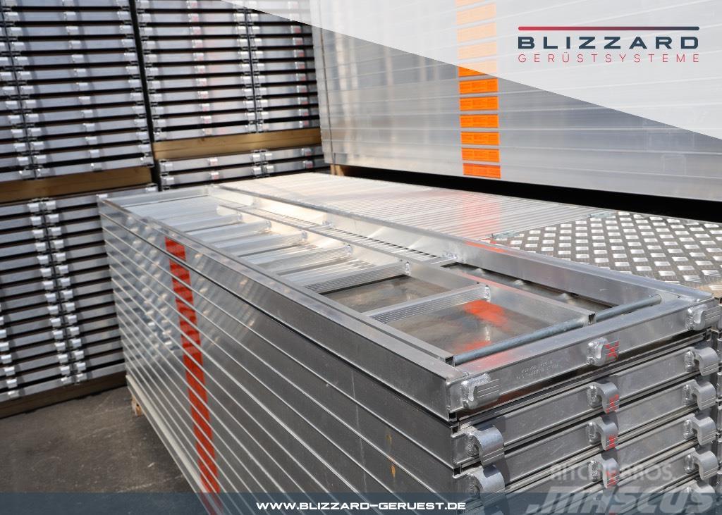 Blizzard S70 97,62 m² Alu Gerüst mit Böden aus Siebdruck Stillads udstyr