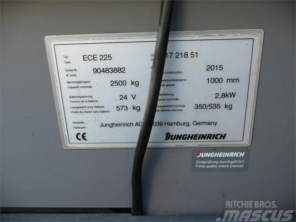 Jungheinrich ECE 225 2380x510mm Plukketruck, lav
