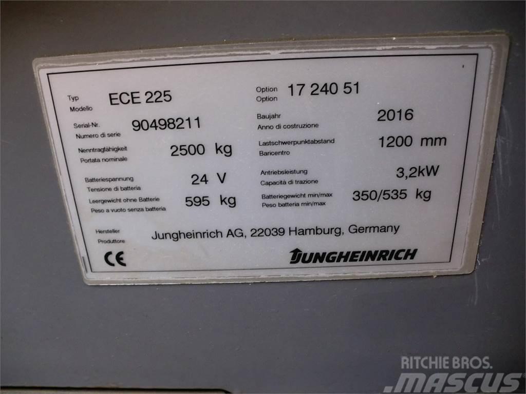 Jungheinrich ECE 225 2400x510mm Plukketruck, lav