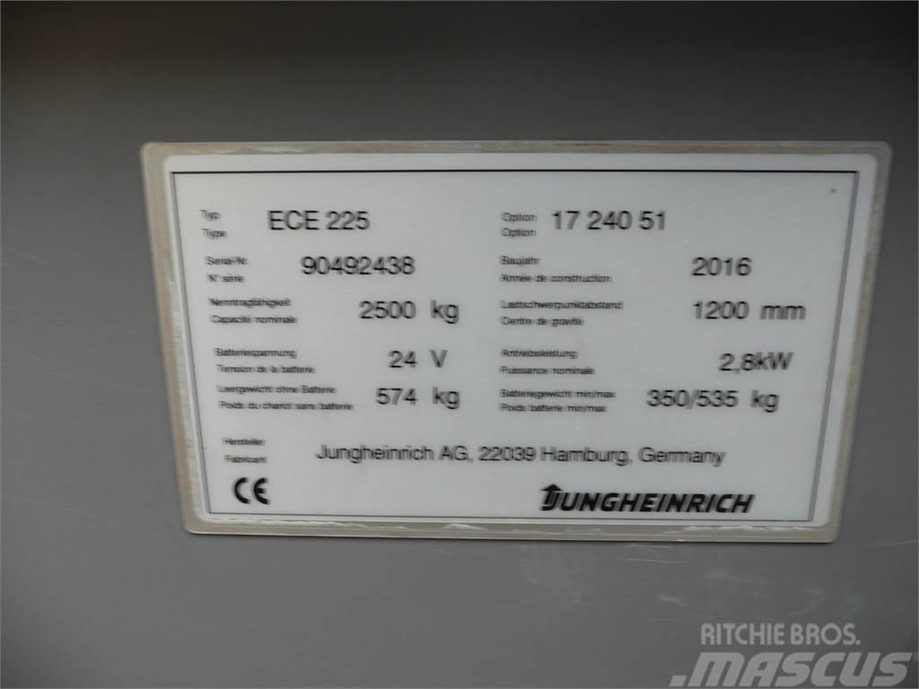 Jungheinrich ECE 225 2400x510mm Plukketruck, lav
