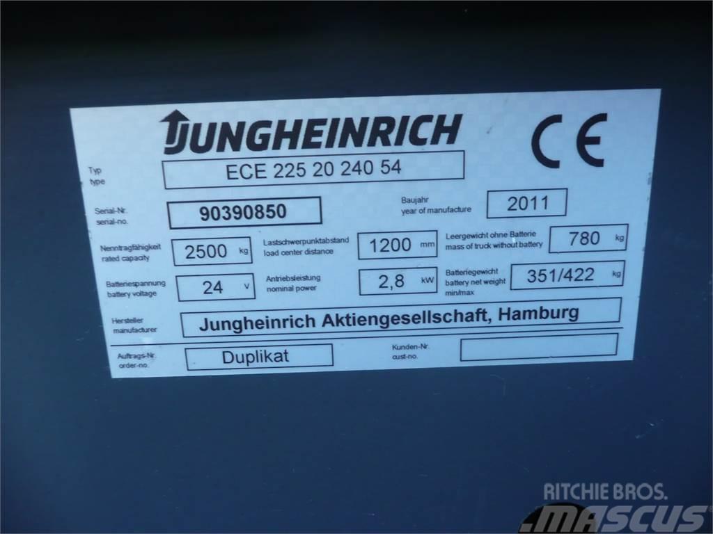 Jungheinrich ECE 225 2400X540mm Plukketruck, lav