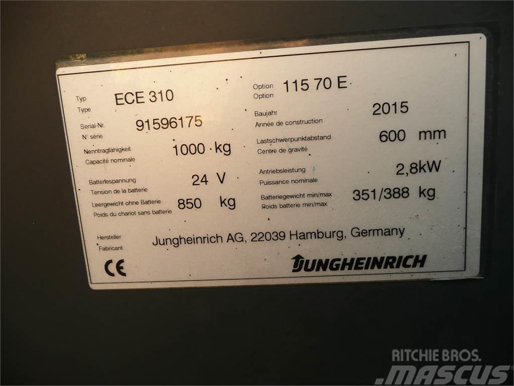 Jungheinrich ECE 310 70 E 1150x560mm Plukketruck, lav