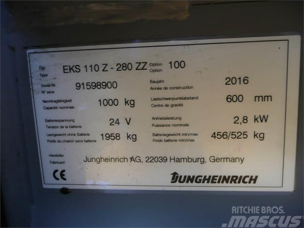 Jungheinrich EKS 110 Z 280 ZZ Plukketruck, høj