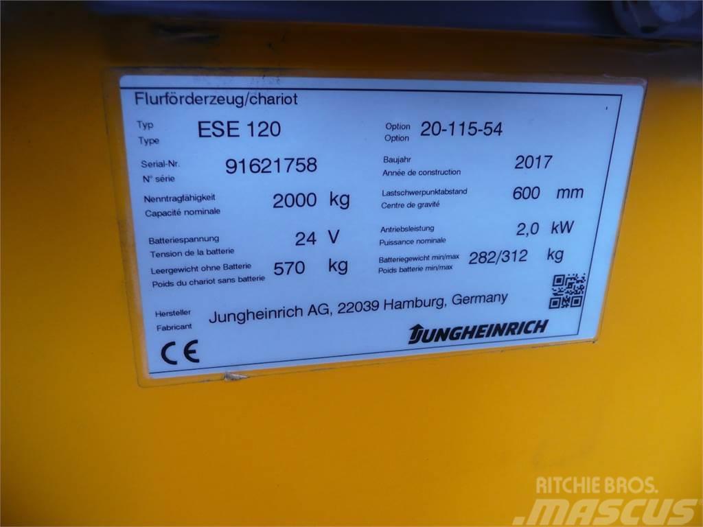 Jungheinrich ESE 120 El-palleløftere med platform