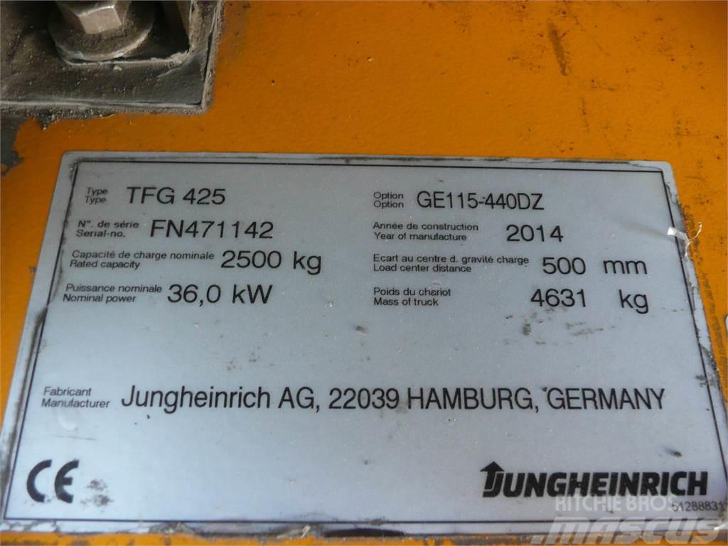 Jungheinrich TFG 425 440 DZ LPG gaffeltrucks