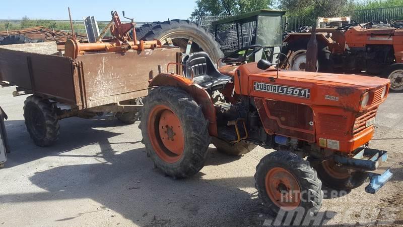  Tractor Kubota L1501 + Reboque + Charrua + Freze Traktorer