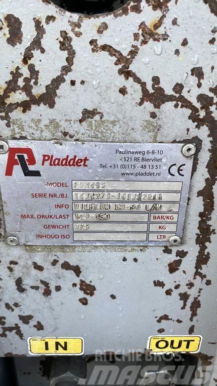 Pladdet PDH 43S Hydraulik / Trykluft hammere