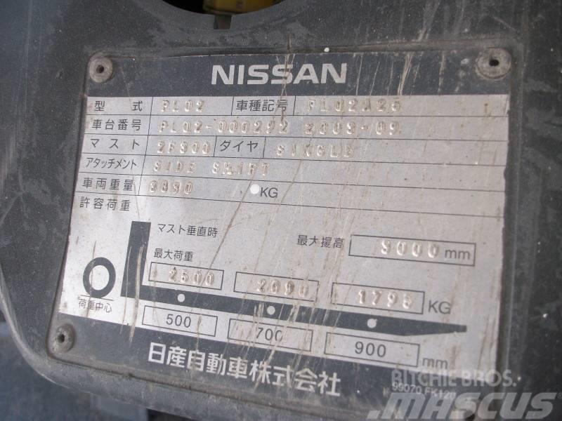 Nissan PL02A25 LPG gaffeltrucks