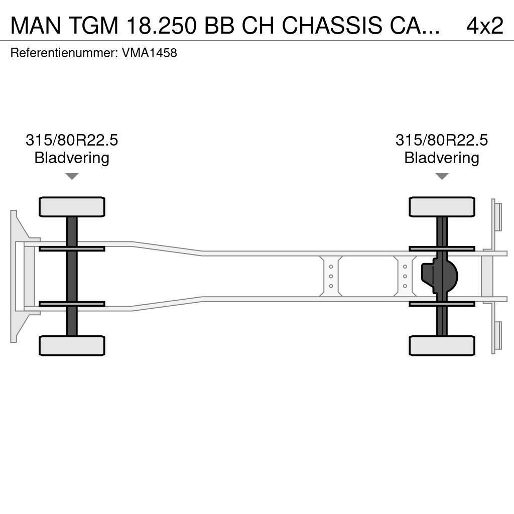MAN TGM 18.250 BB CH CHASSIS CABIN RHD Chassis