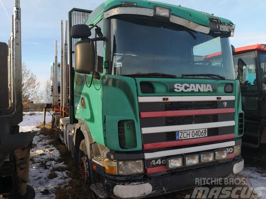 Scania 144 G Lastbil med kran