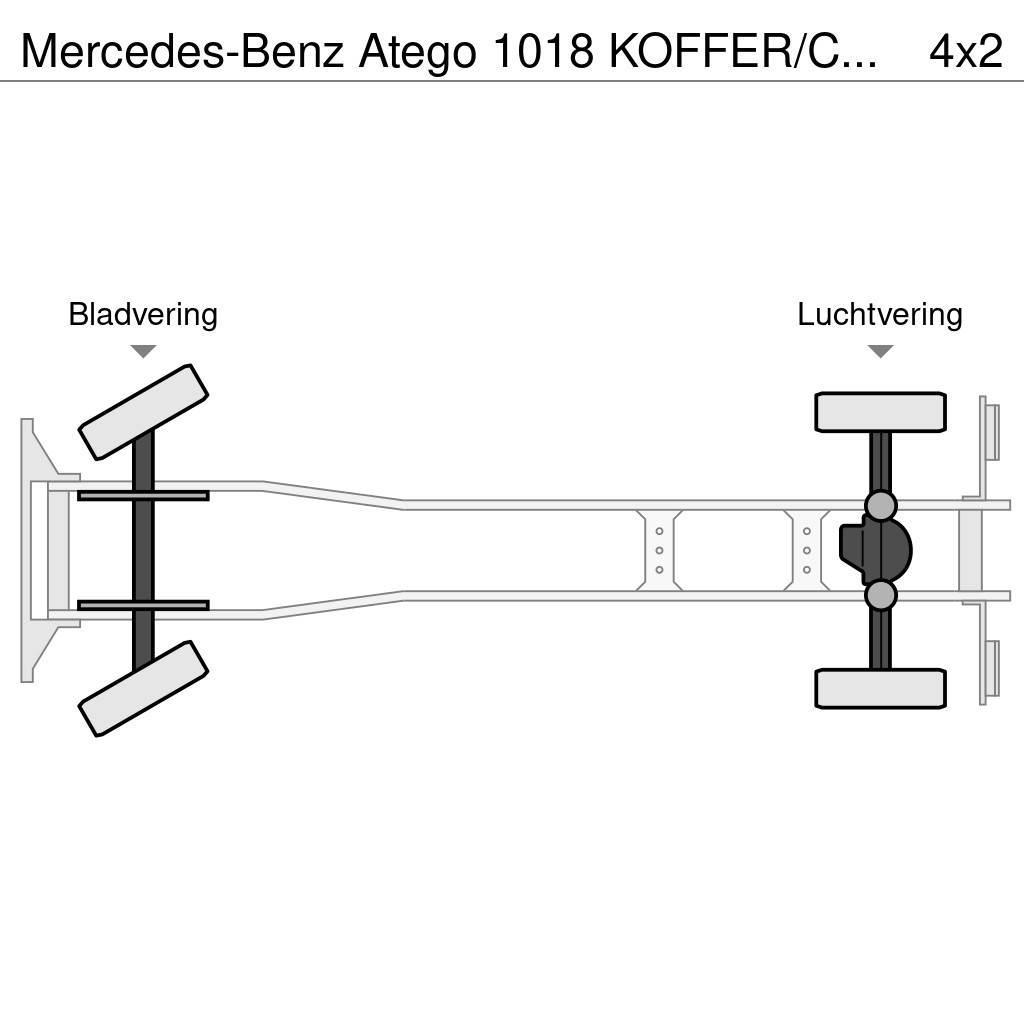 Mercedes-Benz Atego 1018 KOFFER/CAISSE + D'HOLLANDIA 1500 KG Fast kasse