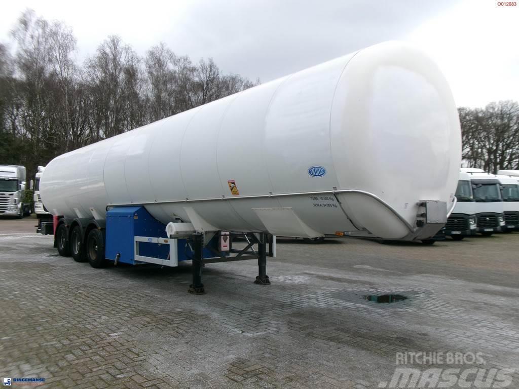 Indox Low-pressure LNG gas tank inox 56.2 m3 / 1 comp Semi-trailer med Tank