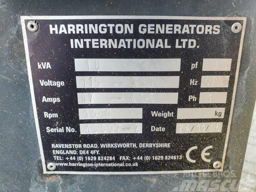 Harrington 10 kVA Dieselgeneratorer