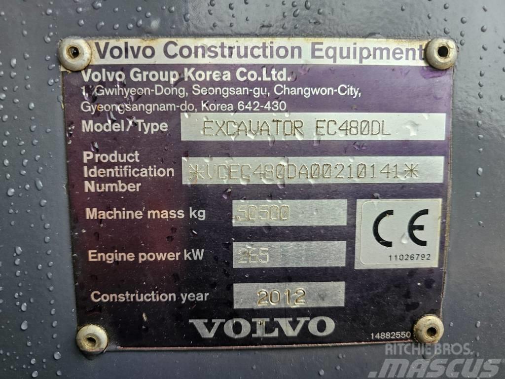 Volvo EC480DL / ec460 ec360 ec380 Gravemaskiner på larvebånd