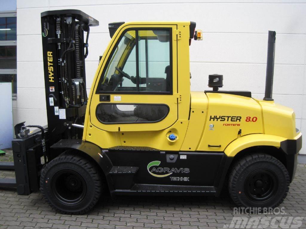 Hyster H 8.0 FT 6 Diesel gaffeltrucks