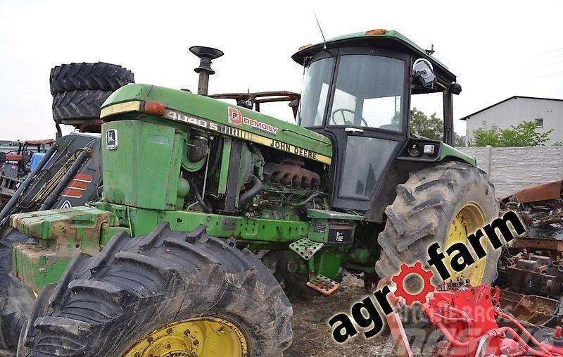 John Deere spare parts 4040 S 4240 skrzynia silnik kabina mos Andet tilbehør til traktorer