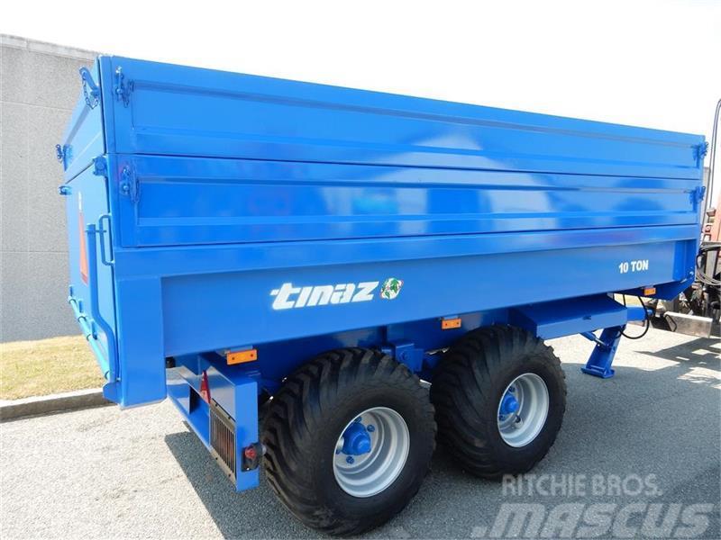 Tinaz 10 tons dumpervogn med 2x30 cm ekstra sider Andre have & park maskiner