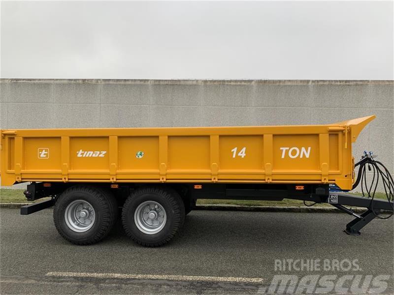 Tinaz 14 tons dumpervogn  med 3 vejstip Andre have & park maskiner